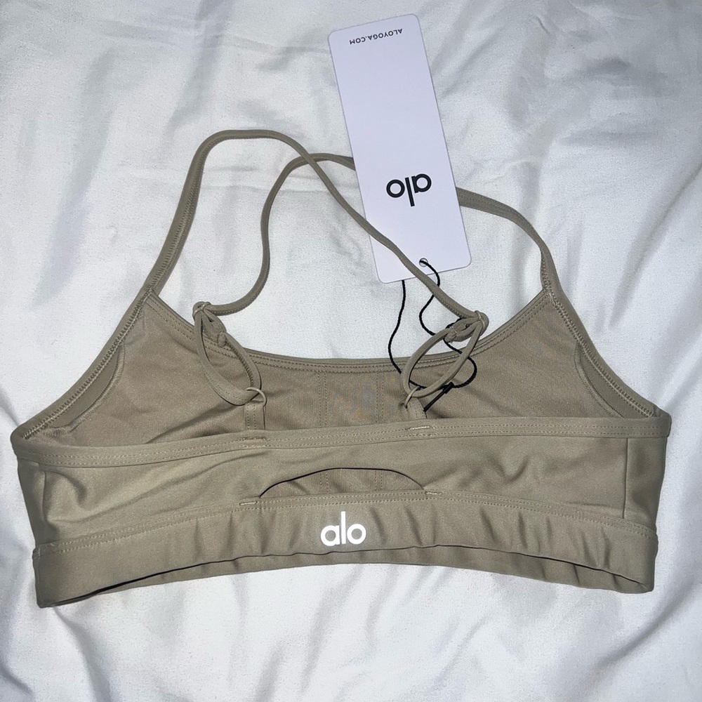 Alo airlift tan Sports Bra w tag